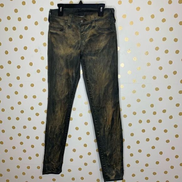 TRUE Religion Casey Camo Skinny Jeans - Picture 1 of 7